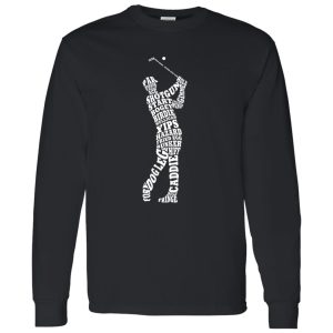 Men’s Golf Player Typography Shirt