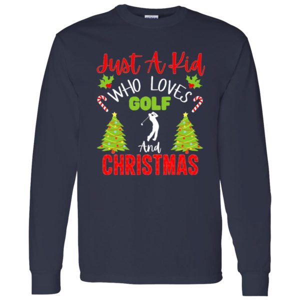 Kids Christmas Golf Shirt