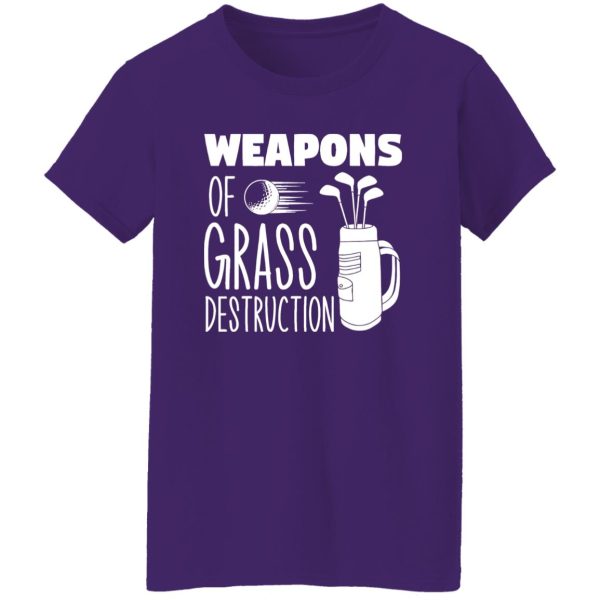 Weapons of Grass Destruction Golf Shirt