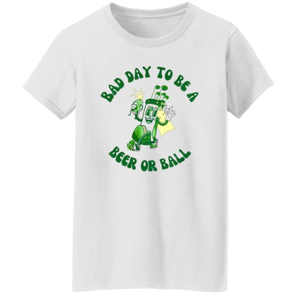 Bad Day to Be a Beer or Ball Funny Golf Shirt