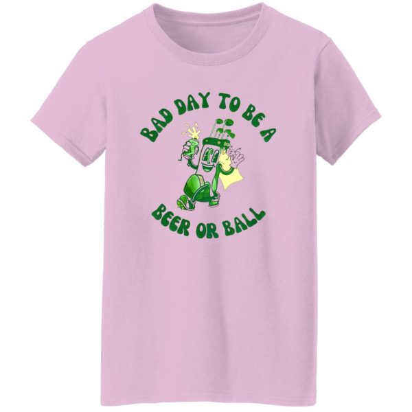 Bad Day to Be a Beer or Ball Funny Golf Shirt