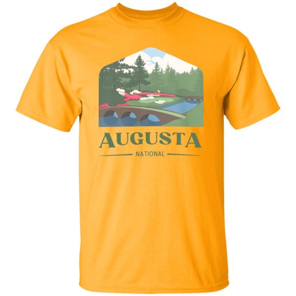 Augusta National 12th Hole Golf Art Shirt