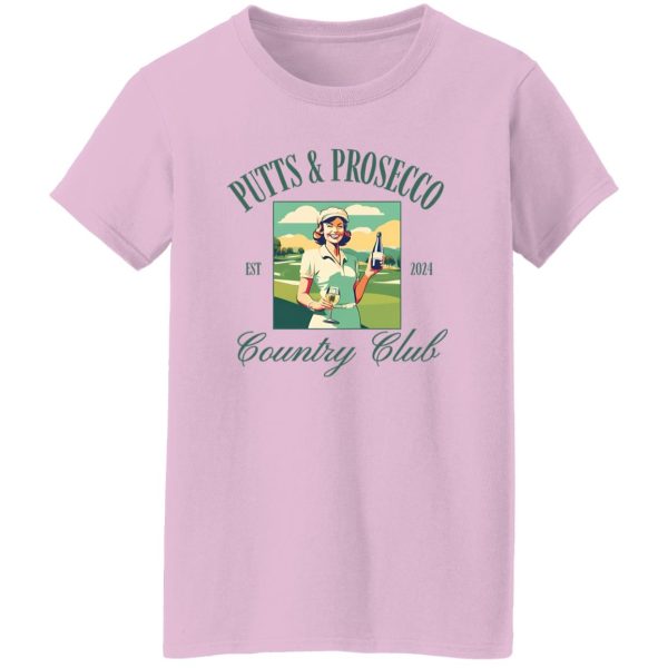 Putts and Prosecco Country Club Shirt