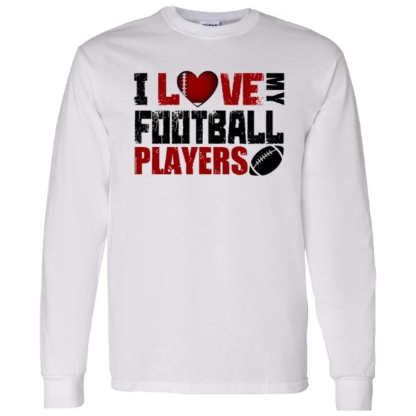 Football Mom Shirt, I Love My Football Players Shirt