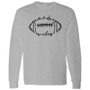 Football Lover Sweatshirt, Game Day Vibes Shirt