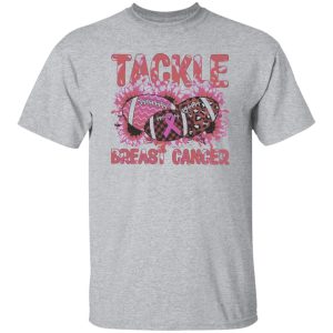 Breast Cancer Football Shirt, Tackle Breast Cancer Leopard Shirt