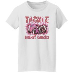 Breast Cancer Football Shirt, Tackle Breast Cancer Leopard Shirt