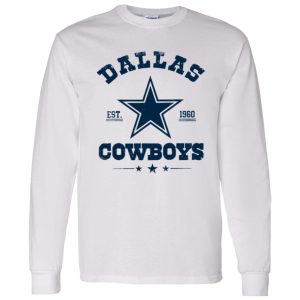 Dallas Cowboys Football Sweatshirt, Dallas Cowboys Est 1960 Shirt