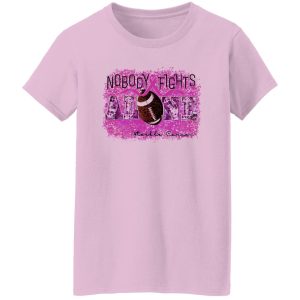 Breast Cancer Awareness Shirt, Nobody Fights Alone Tackle Cancer Shirt