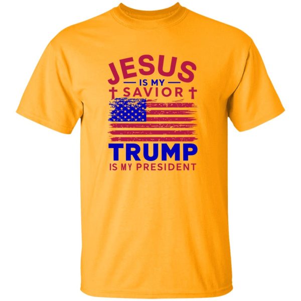 Jesus is My Savior Trump is My President T-shirt, Trump Shirt 2024, Trump Pennsylvania Rally Shirt