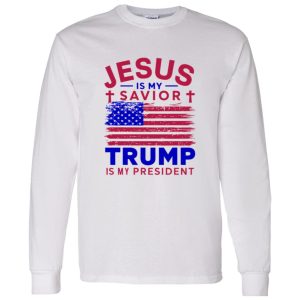 Jesus is My Savior Trump is My President T-shirt, Trump Shirt 2024, Trump Pennsylvania Rally Shirt