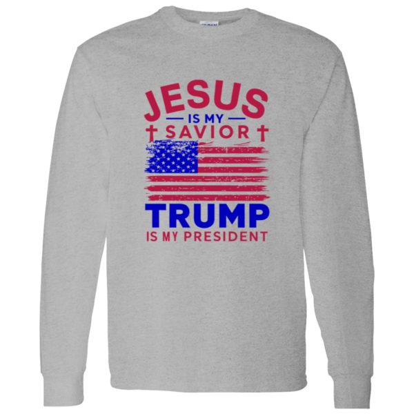 Jesus is My Savior Trump is My President T-shirt, Trump Shirt 2024, Trump Pennsylvania Rally Shirt