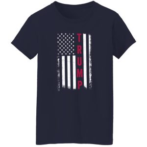 Trump Flag T-shirt US Presidential Election 2024 Shirt Donald Trump Shirt USA Flag Shirt