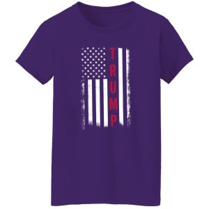 Trump Flag T-shirt US Presidential Election 2024 Shirt Donald Trump Shirt USA Flag Shirt