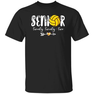 Cute Senior Volleyball Team Twenty Twenty Two Graduation Shirt