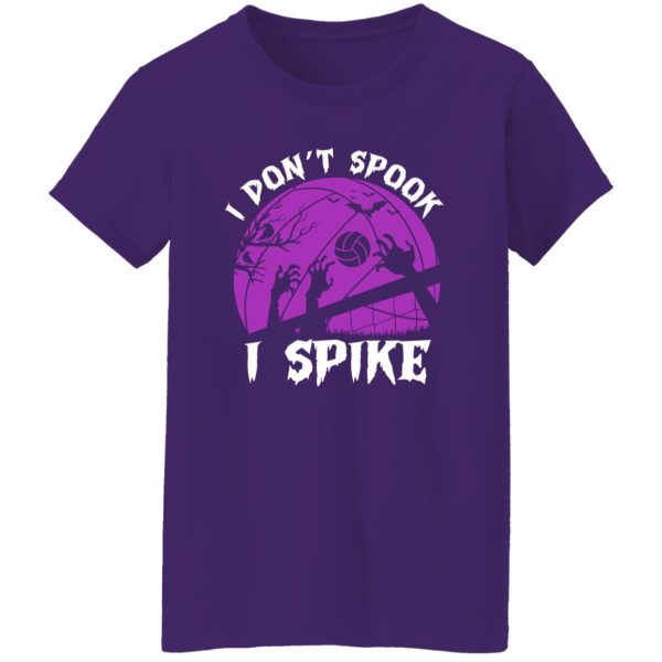 I Don’t Spook I Spike Halloween Volleyball Sport Shirt