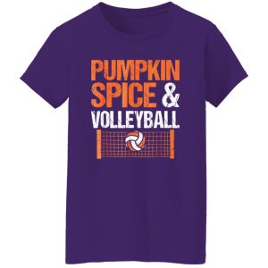 Pumpkin Spice Latte And Volleyball Shirt