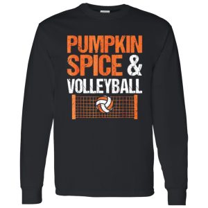 Pumpkin Spice Latte And Volleyball Shirt