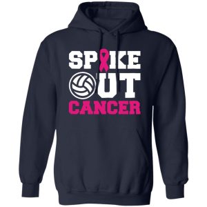 Volleyball Spike Out Cancer Shirt