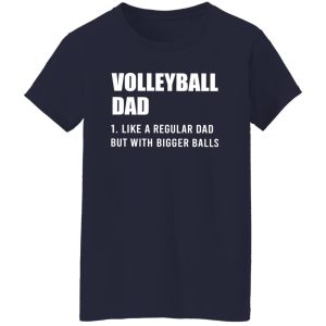 Volleyball Dad Like A Regular Dad But With Bigger Balls for Father’s Day Shirt