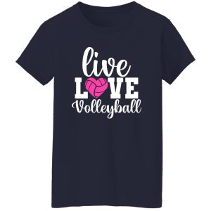 Volleyball Mom Shirt, Live Love Volleyball Shirt