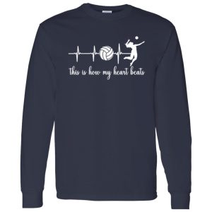 This Is How My Heart Beats Volleyball Lover Shirt