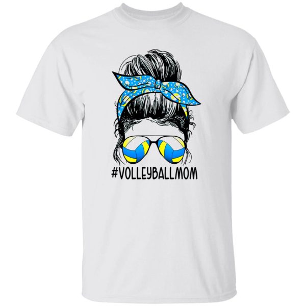 Volleyballmom Woman With Headband And Glasses Shirt