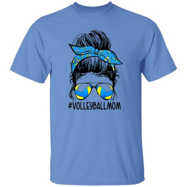 Volleyballmom Woman With Headband And Glasses Shirt