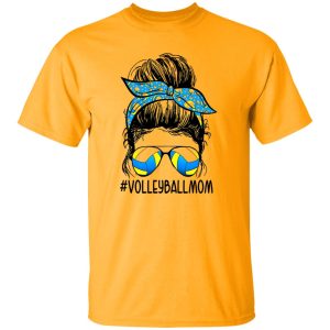 Volleyballmom Woman With Headband And Glasses Shirt