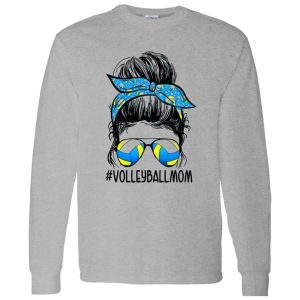 Volleyballmom Woman With Headband And Glasses Shirt