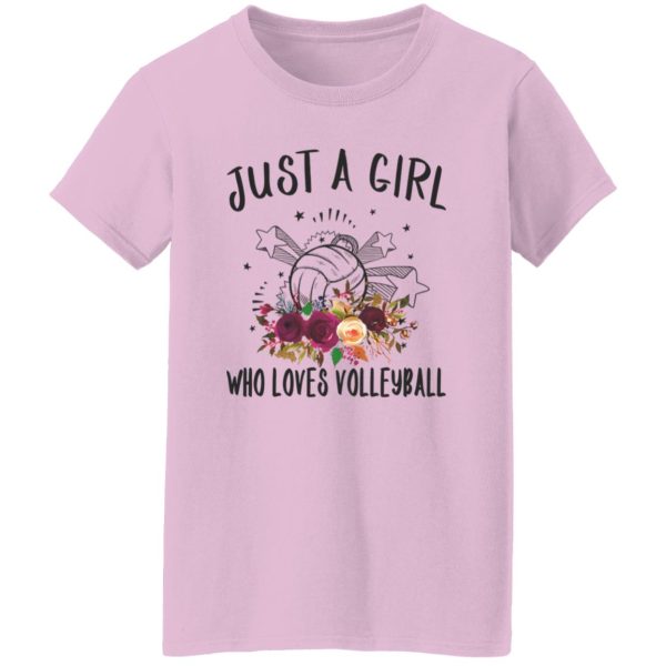 Just A Girl Who Loves Volleyball Shirt