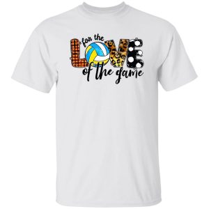 Leopard For The Love Of The Game for Volleyball Lover Shirt