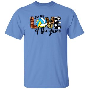 Leopard For The Love Of The Game for Volleyball Lover Shirt