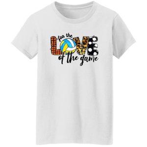 Leopard For The Love Of The Game for Volleyball Lover Shirt