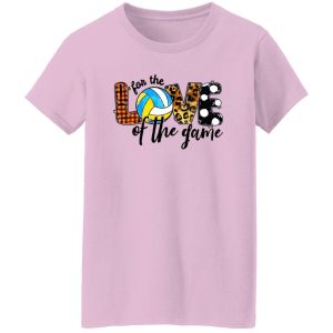 Leopard For The Love Of The Game for Volleyball Lover Shirt