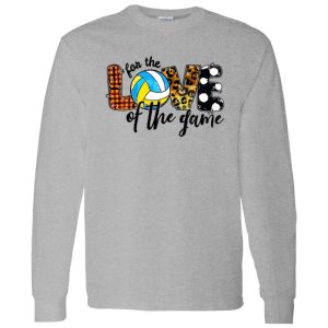 Leopard For The Love Of The Game for Volleyball Lover Shirt