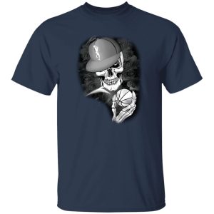 Skeleton With Hat And Ball Volleyball Shirt