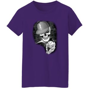 Skeleton With Hat And Ball Volleyball Shirt