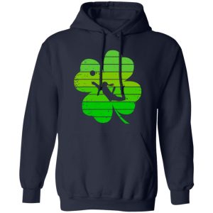 Lucky Shamrock Volleyball Player Happy St Shirt