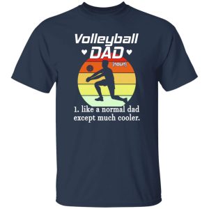 Volleyball Dad Shirt, Vintage Volleyball Dad Like A Normal Dad Shirt