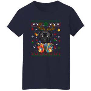 Cute Pug Ugly Christmas Pug Puppy Shirt