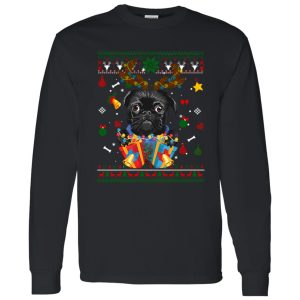 Cute Pug Ugly Christmas Pug Puppy Shirt