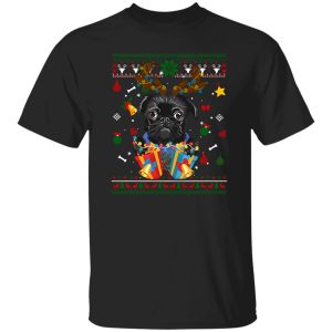 Cute Pug Ugly Christmas Pug Puppy Shirt