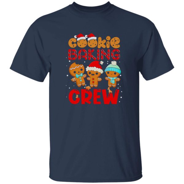 Cookie Baking Crew Christmas Santa Gingerbread Team Shirt