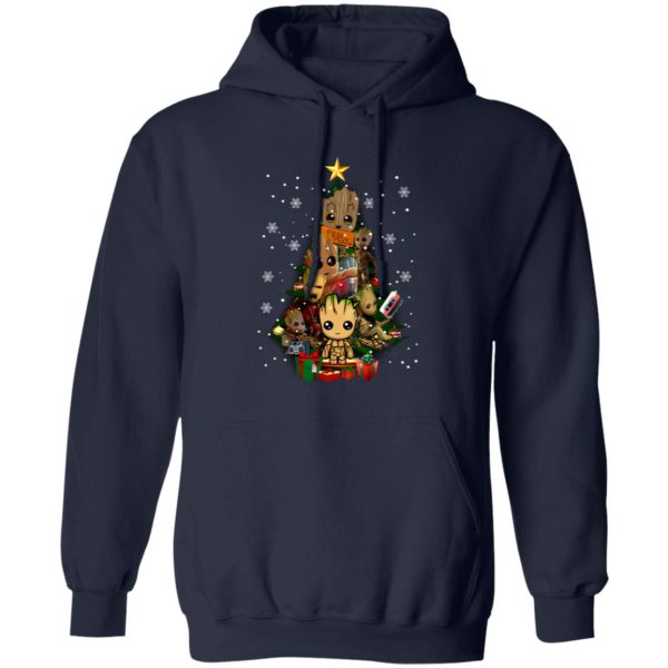 Baby Groot Guardians of the Galaxy Christmas Tree Shirt