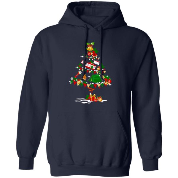 Camping Christmas Tree Shirt