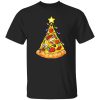 Funny Pizza Christmas Light Sweat Sweater Women Kids Men Shirt