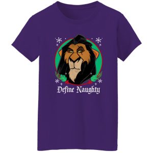 Disney The Lion King Scar Define Naughty Merry Christmas Shirt