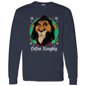 Disney The Lion King Scar Define Naughty Merry Christmas Shirt