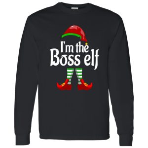 I’m The Boss Elf Matching Group Christmas Shirt